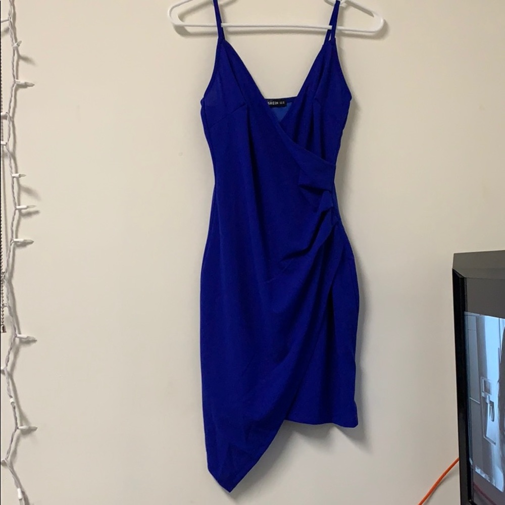 Royal blue dress